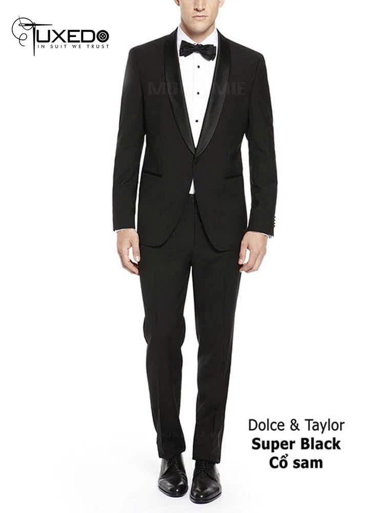 Tuxedo Đen Cổ Sam Super Black — TUX-047