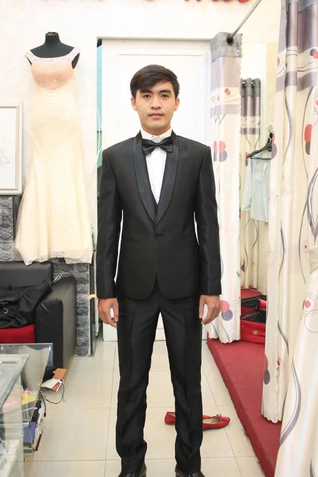 Tuxedo Ve Khăn Bản Rộng — TUX-071