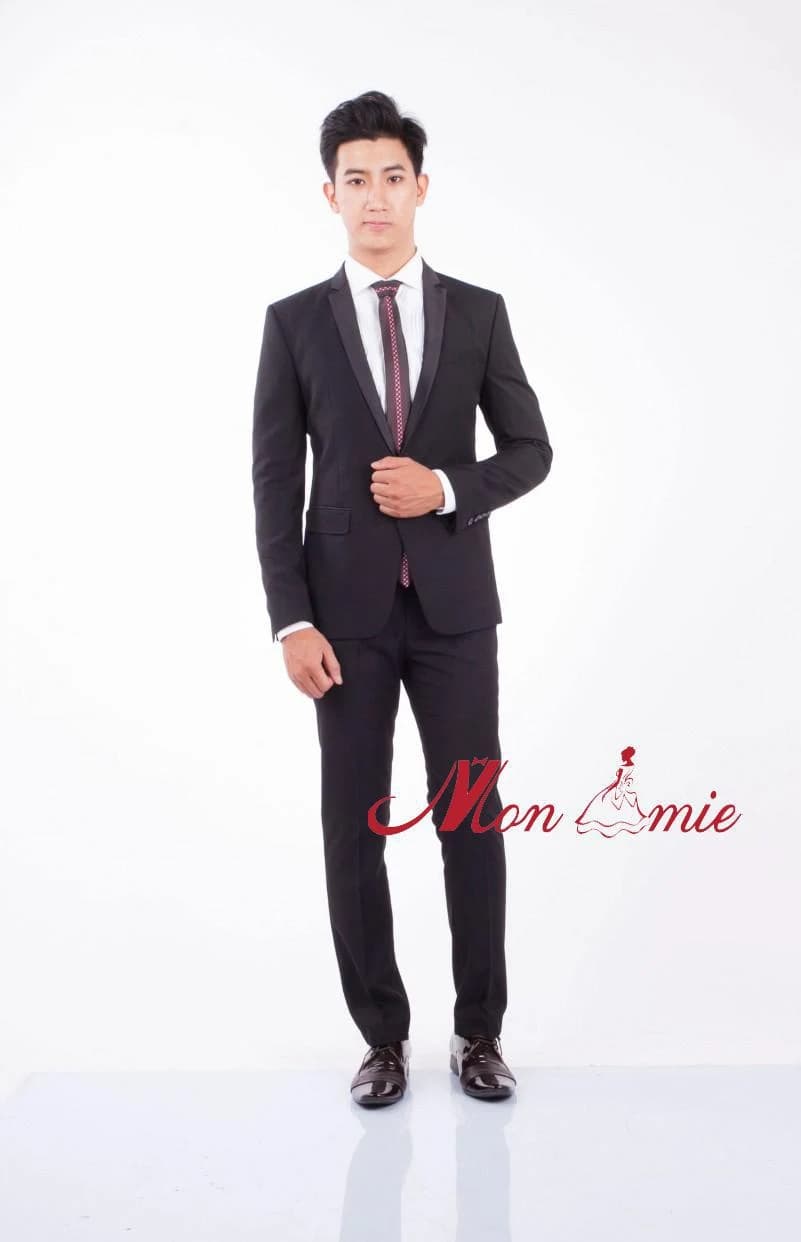 Lễ Phục Ve Nhọn Ánh Satin — TUX-085
